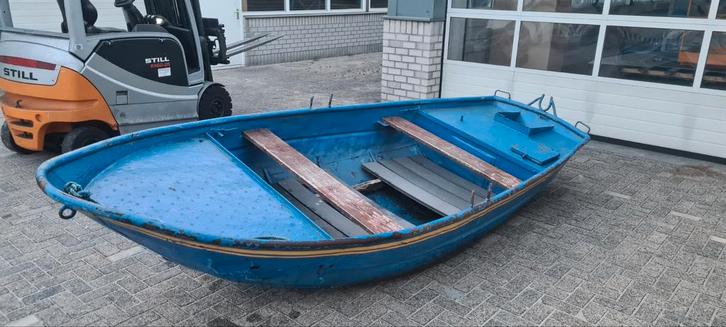 Stalen roeiboot opknapper / decoratieve plantenbak, Watersport en Boten, Accessoires en Onderhoud, Gebruikt, Ophalen of Verzenden