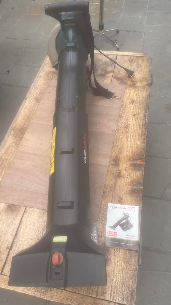 Powerplus XQ bladblazer, Tuin en Terras, Bladblazers, Gebruikt, Handgedragen, Met neuswiel, Ophalen of Verzenden