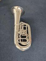 Hirsbrunner  Comet 3 valve compensating 4/4 BBb Tuba, Ophalen, Gebruikt, Bes-tuba