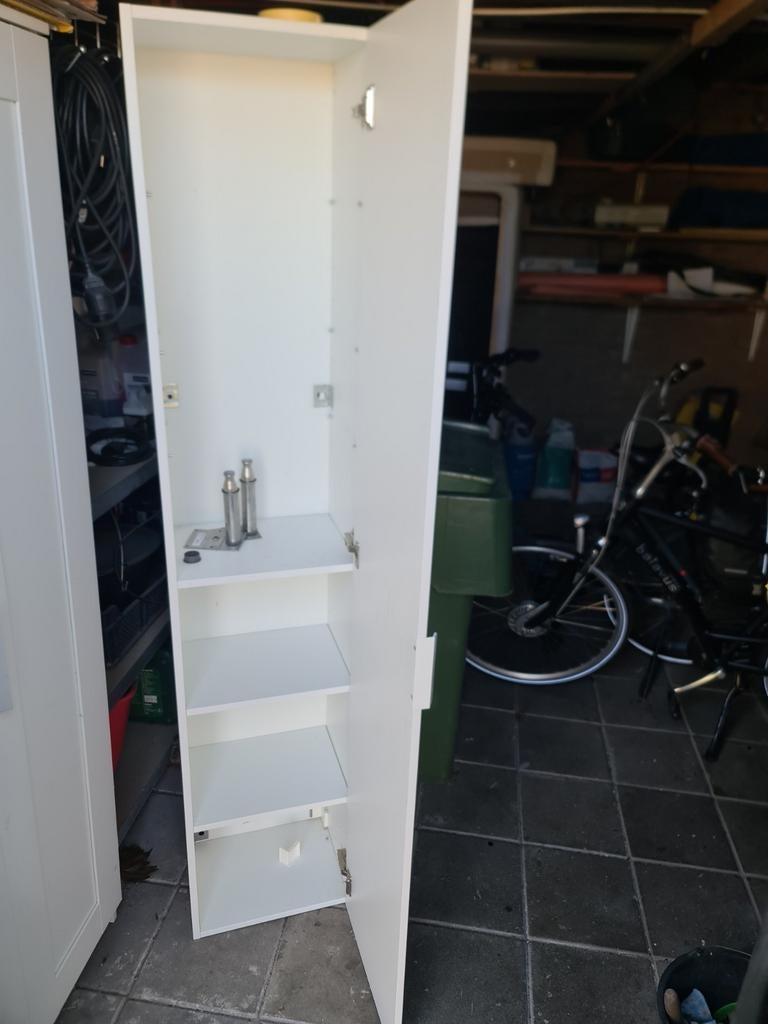 IKEA GODMORGON Badkamer Kast - Wit, Hoge Kast, (Half)hoge kast, Minder dan 50 cm, Gebruikt, Ophalen of Verzenden