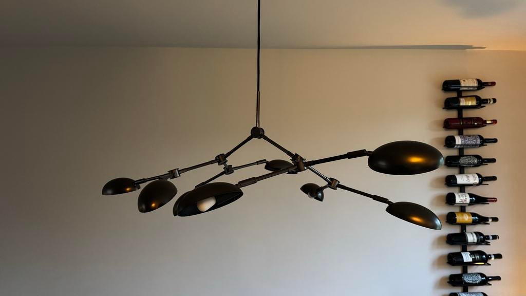 101 Copenhagen bronzen lamp, Ophalen, 50 tot 75 cm, Scandinavisch, Zo goed als nieuw