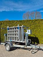 Aluminium rolsteiger met steigertransporter steigeraanhanger, Doe-het-zelf en Verbouw, Steigers, Ophalen, Gebruikt, Rolsteiger of Kamersteiger