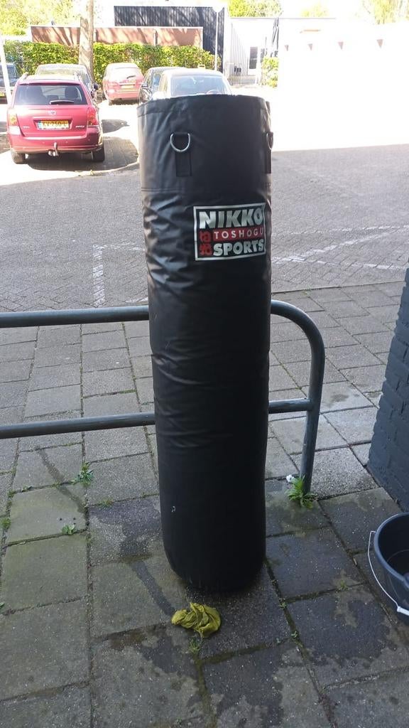 Boxzak + boxhandschoenen, Ophalen, Zo goed als nieuw, Overige, Vechtsportmateriaal
