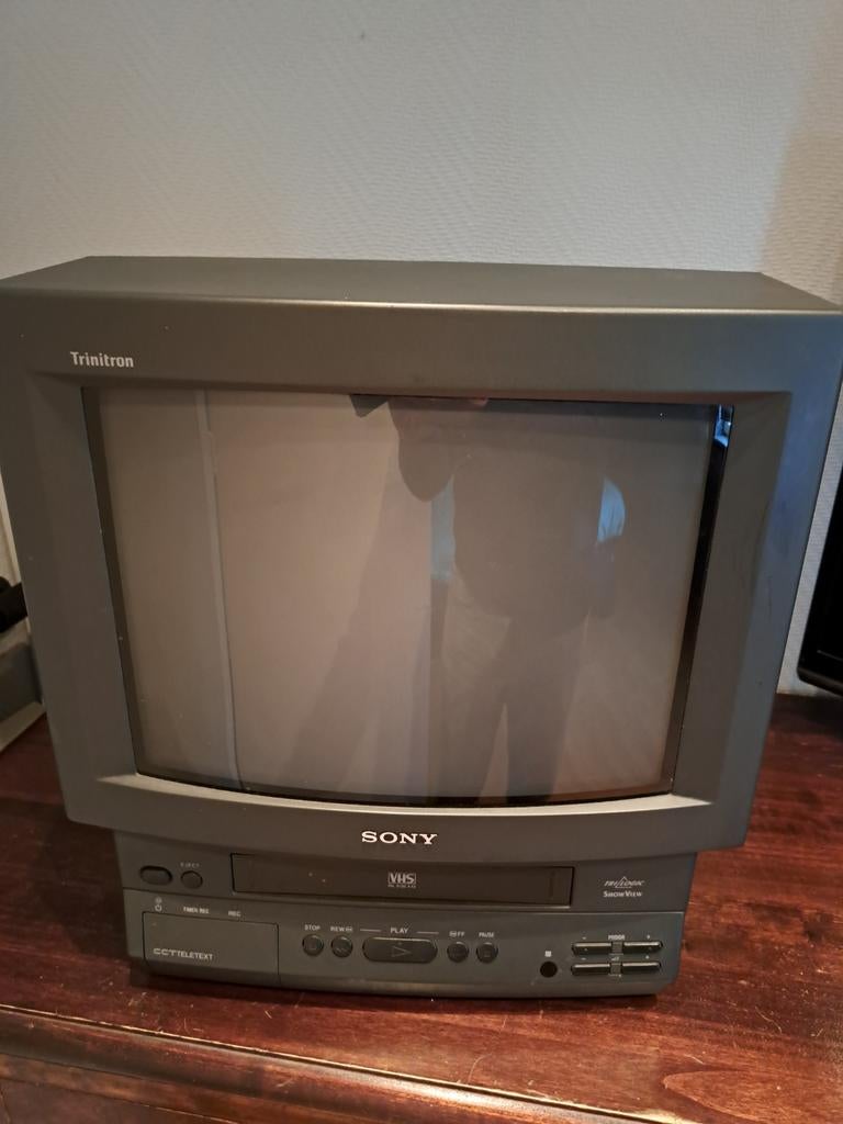 Sony Trinitron KV-14V5D TV / VHS speler combinatie, Ophalen, Gebruikt, Minder dan 40 cm, Sony
