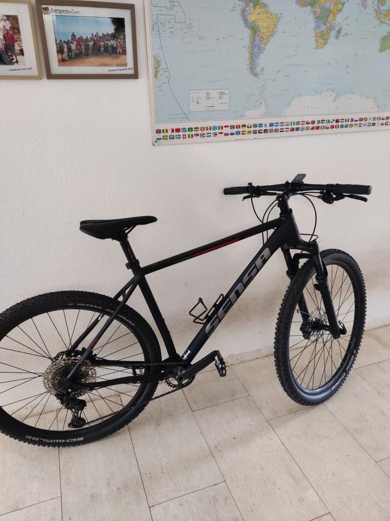 Sensa mountainbike zwart, 53 tot 57 cm, Ophalen, Zo goed als nieuw, Overige merken