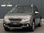 Peugeot 2008 1.2 PureTech Allure/PANO/NAVI/110PK/PDC/CRUISE/, Gebruikt, Euro 6, Leder en Stof, 49 €/maand