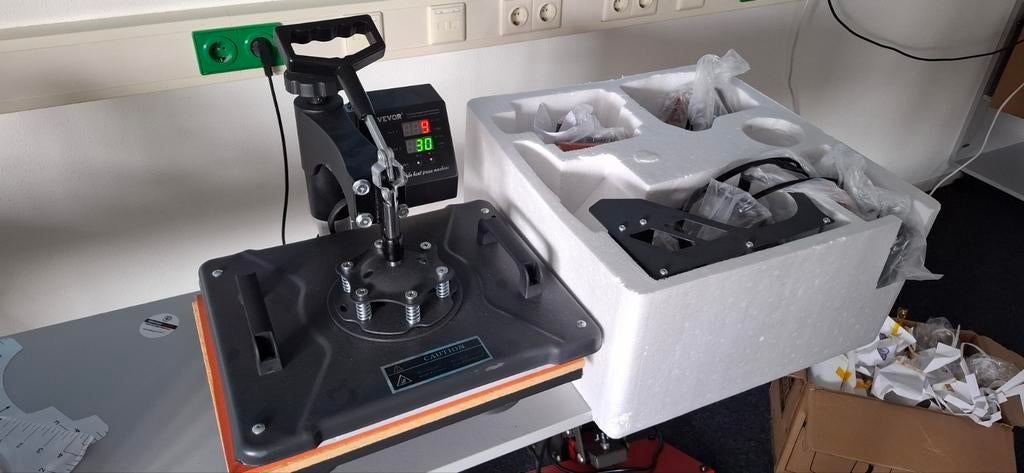 Complete Transferpers / Textielpers - VEVOR, Zo goed als nieuw, Machine, Overige merken, Ophalen