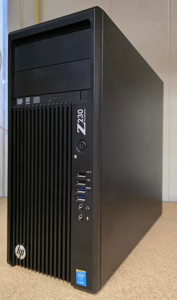 HP Z230 PC / Xeon E3-1245 V3 /16GB /480GB SSD /2TB HDD / W11, Computers en Software, Desktop Pc's, Refurbished, Ophalen of Verzenden