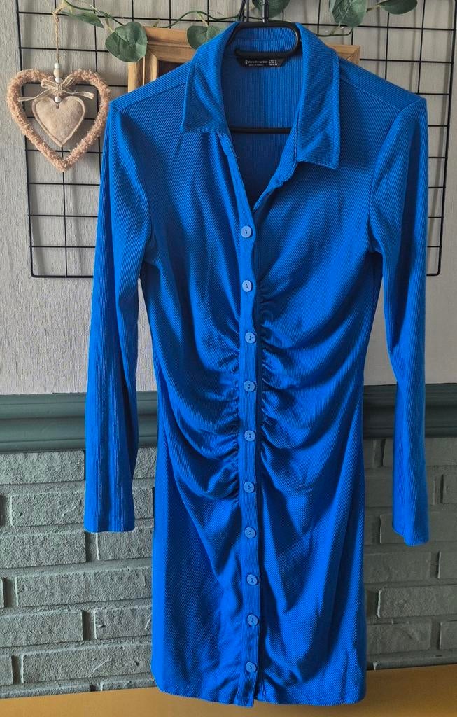 Stradivarius kobaltblauwe jurk, Maat 38/40 (M), Blauw, Ophalen of Verzenden, Zo goed als nieuw