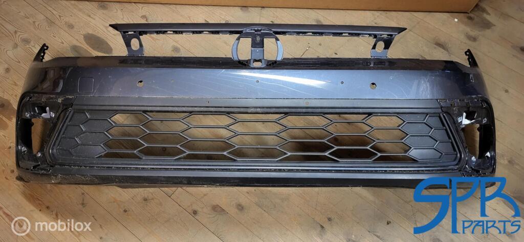 VOORBUMPER VW POLO 2G FACELIFT GTI 2GS807221H GRILLE Spoiler, Gebruikt, Volkswagen, Ophalen of Verzenden, Volkswagen