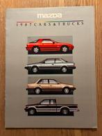 1987 Mazda USA brochure oa RX-7 626, Ophalen of Verzenden, Zo goed als nieuw, Mazda