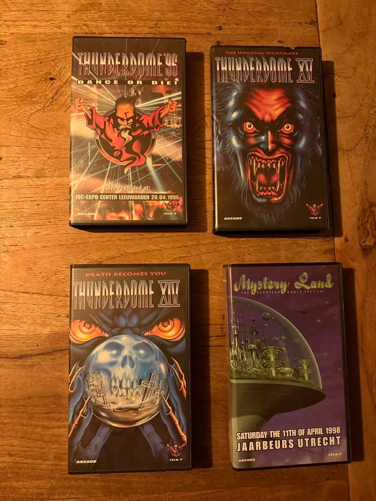 Thunderdome & Mystery Land VHS Tapes - Hardcore Classics, Vanaf 16 jaar, Ophalen of Verzenden, Zo goed als nieuw, Overige genres
