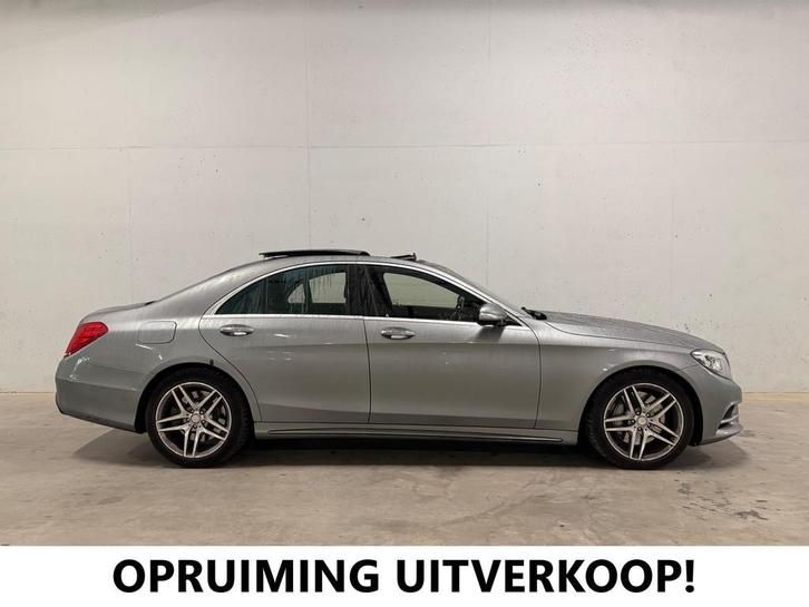 Mercedes-Benz S-klasse 500 Pano Leer Burmester Memory 360, Auto's, Mercedes-Benz, Bedrijf, Te koop, S-Klasse, 360° camera, ABS