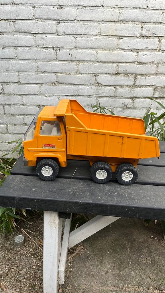 Grote Sanson Rico kiepwagen van metaal, Ophalen of Verzenden