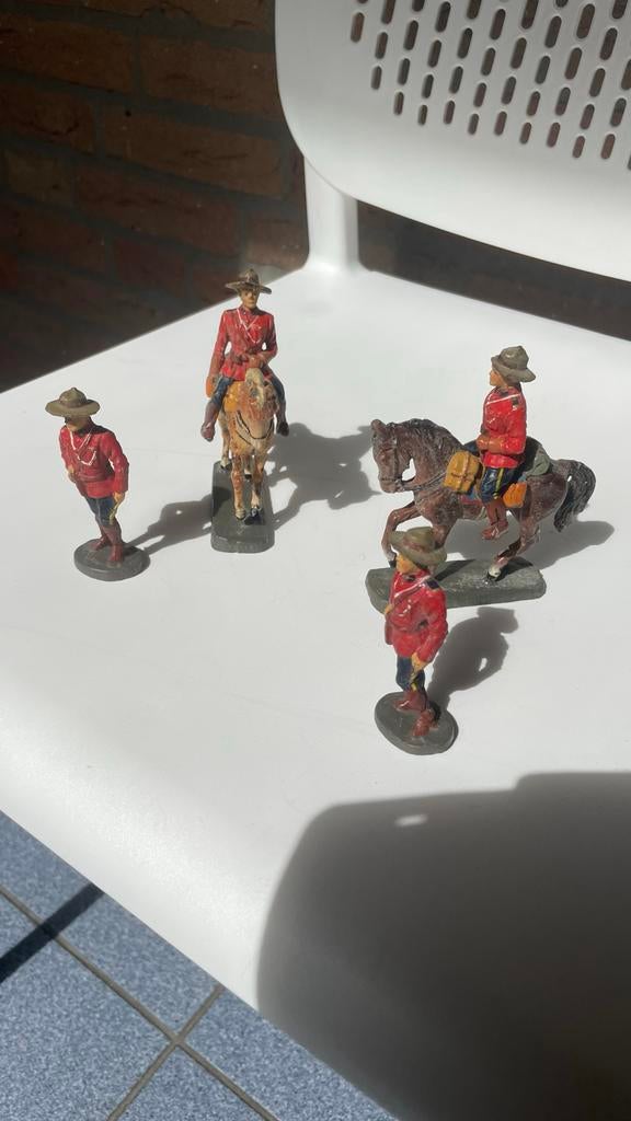 Elastolin Royal Canadian Mounted Police poppetjes - Zeldzaam, Ophalen of Verzenden, Gebruikt