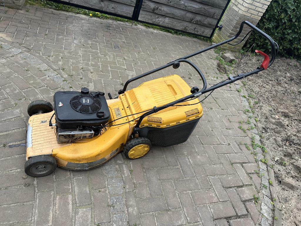 Stiga motormaaier Combi 55S, Tuin en Terras, Grasmaaiers, Ophalen, Cirkelmaaier, Gebruikt, Versnellingen