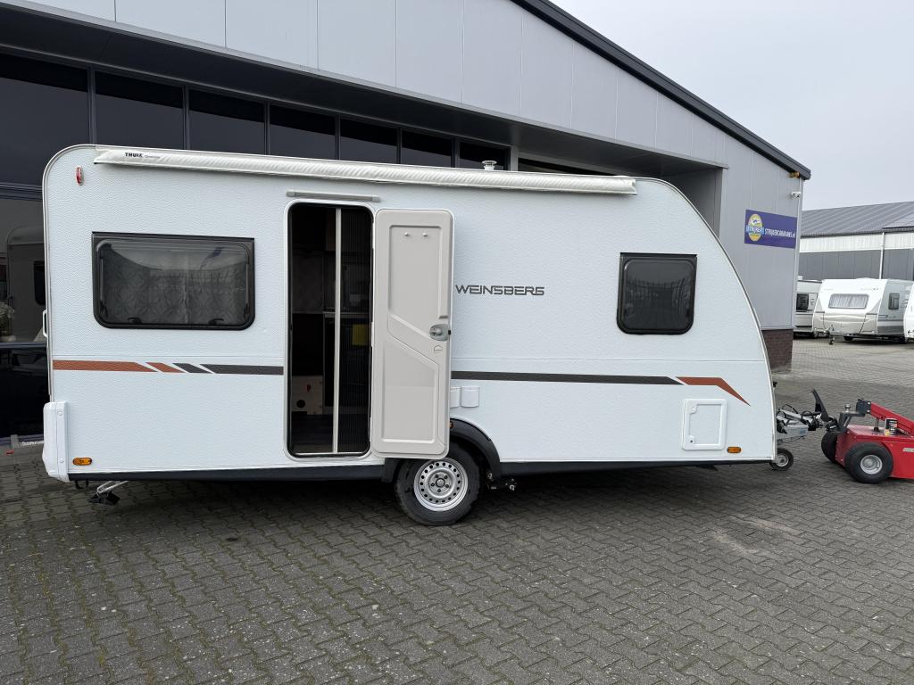 Weinsberg CaraCito 450 FU Fransbed 205cm Rondzit 940Kg 2022, Caravans en Kamperen, Overige merken, Schokbreker, Bedrijf, Treinzit