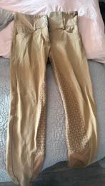 mosterdgele paardrijbroek metk Horze mt 38, Dressuur, Zo goed als nieuw, Dames, Onderkleding