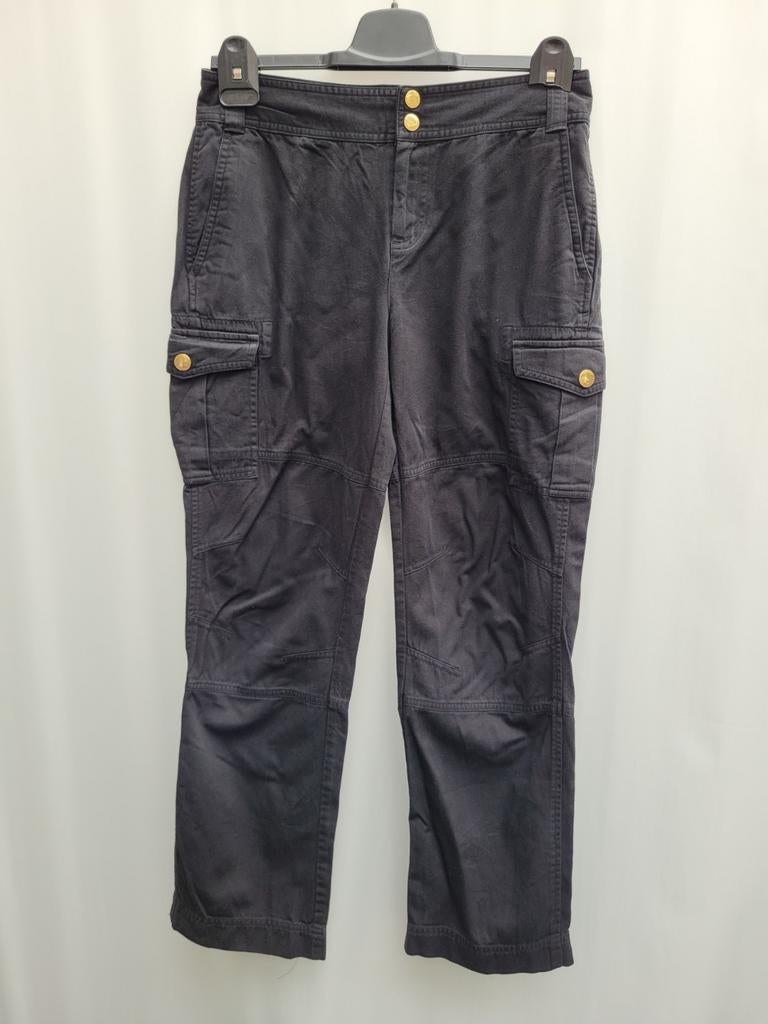 Ralph Lauren petite cargo broek zwart maat S/36, Zwart, Ophalen of Verzenden, Zo goed als nieuw, Ralph Lauren