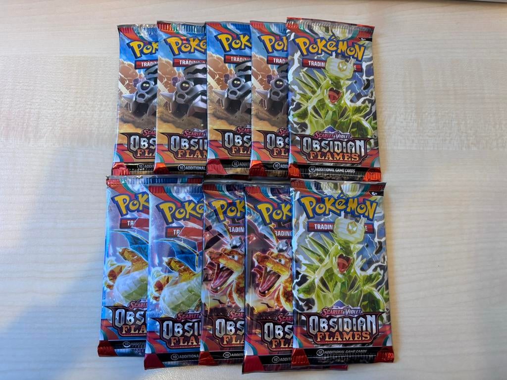 33x Obsidian Flames Booster Pack, Ophalen of Verzenden, Nieuw, Booster