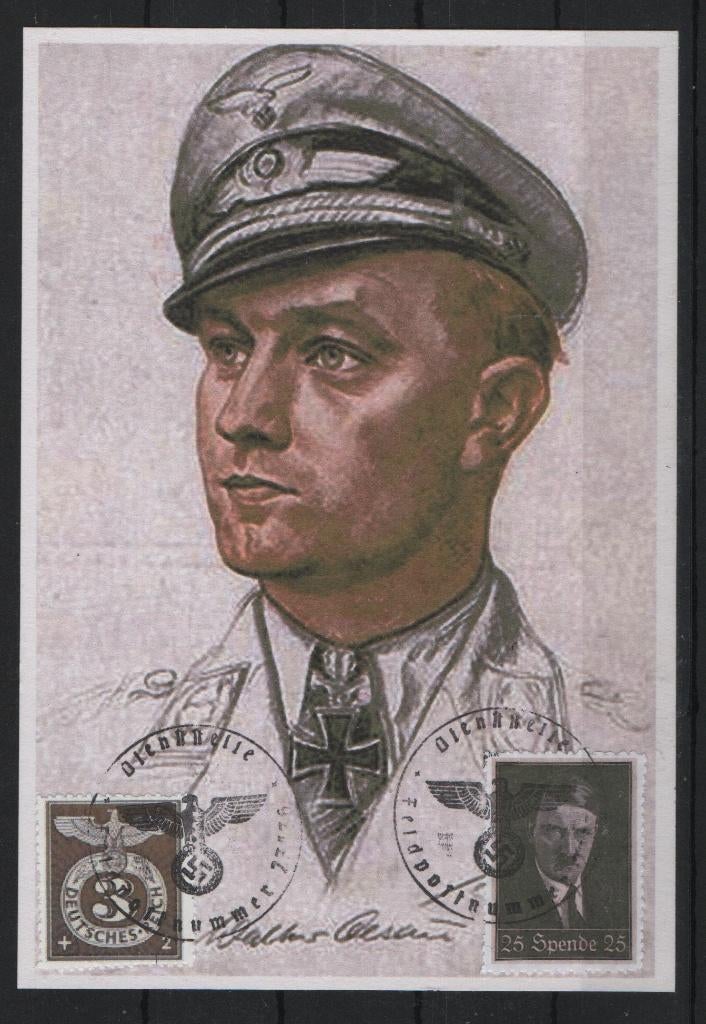 A54) postkaart Duitse officier privé-uitgave wo2 GERMANY, Verzenden, BRD, Gestempeld