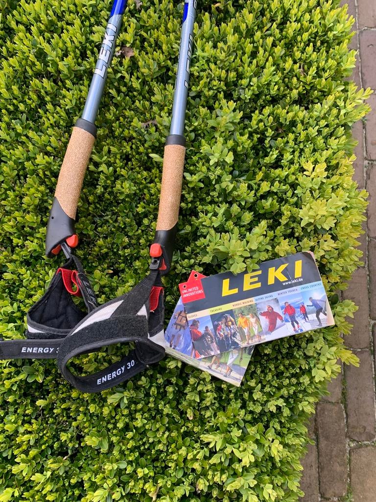 Leki Supreme Nordic Walking verstelbaar ( 1,00-1,30 m.), Ophalen of Verzenden, Zo goed als nieuw