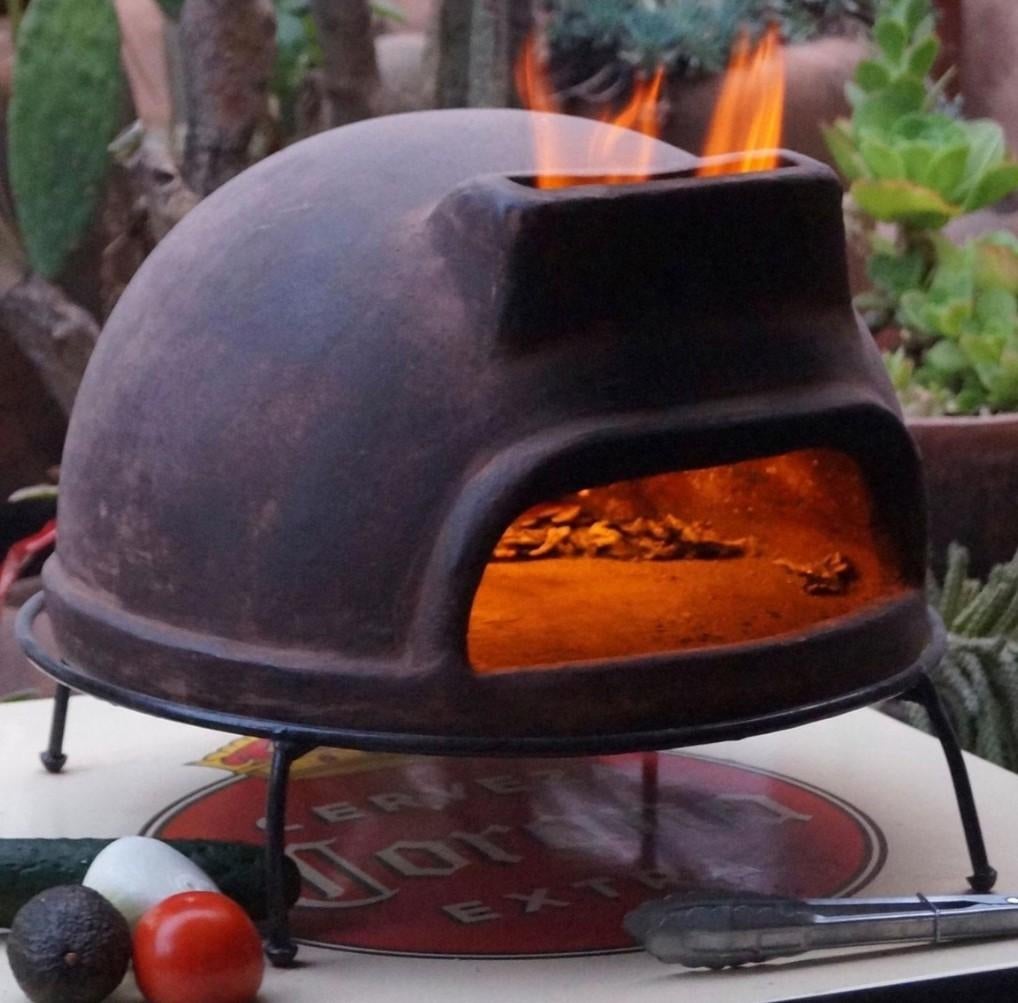 Pizzaoven houtgestookte, buitenoven, Ophalen, Gebruikt