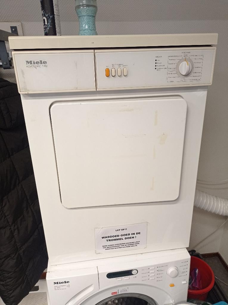 Miele Novotronic T454 wasdroger., Ophalen, Gebruikt, Luchtafvoer, 4 tot 6 kg