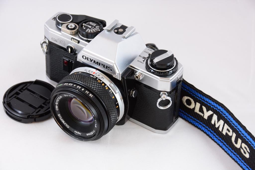 Olympus OM10 met 50mm/1.8 VINTAGE en in TOP STAAT, Audio, Tv en Foto, Fotocamera's Analoog, Gebruikt, Spiegelreflex, Ophalen of Verzenden