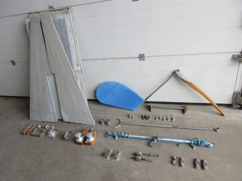 Diverse onderdelen van een BMer zeilboot, Watersport en Boten, Accessoires en Onderhoud, Gebruikt, Ophalen