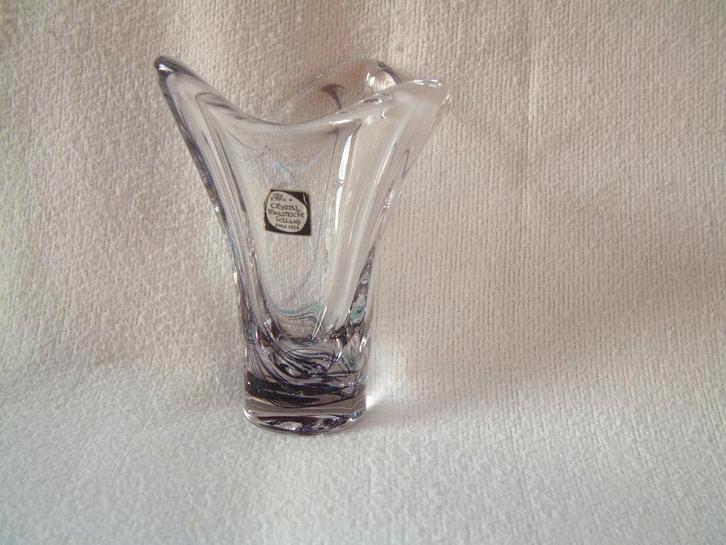 vaas crystal unie maastricht Max Verboeket paarse lijnen, Verzamelen, Overige Verzamelen, Zo goed als nieuw, Ophalen of Verzenden