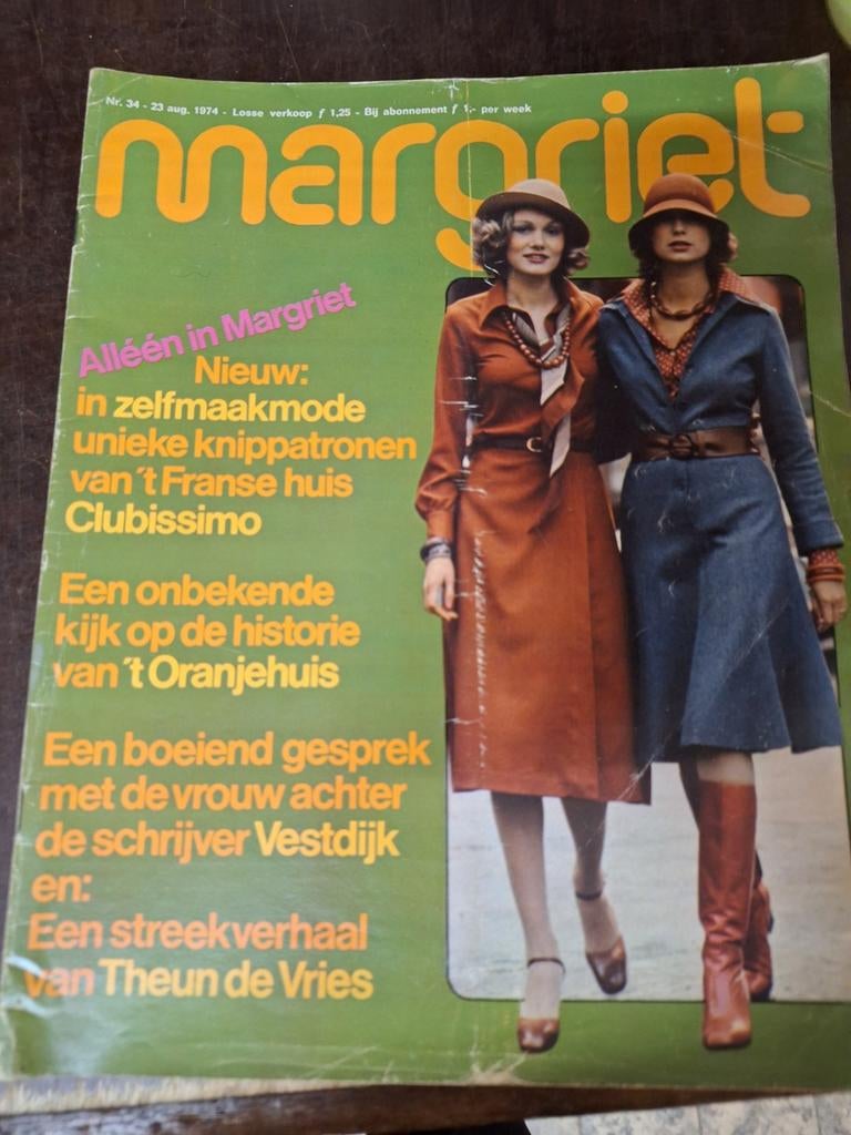 10 x Margriet uit 1974, Ophalen of Verzenden, 1960 tot 1980, Tijdschrift