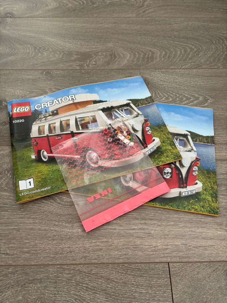 Lego Creator Volkswagen VW Bus T1 Camper Van 10220, Lego, Ophalen of Verzenden, Zo goed als nieuw, Compleet