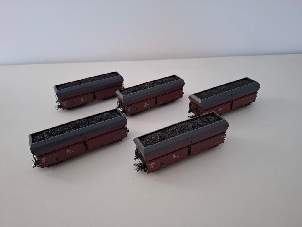 Marklin H0 46245 wagonset 5x zelflossers van de DB, Wisselstroom, Treinset, Ophalen of Verzenden, Zo goed als nieuw