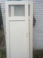 2 Paneeldeuren met glas, 67,5x201 cm, Gebruikt, Minder dan 80 cm, Binnendeur, Ophalen of Verzenden