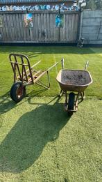 Te koop 2 kruiwagens, Ophalen, Gebruikt