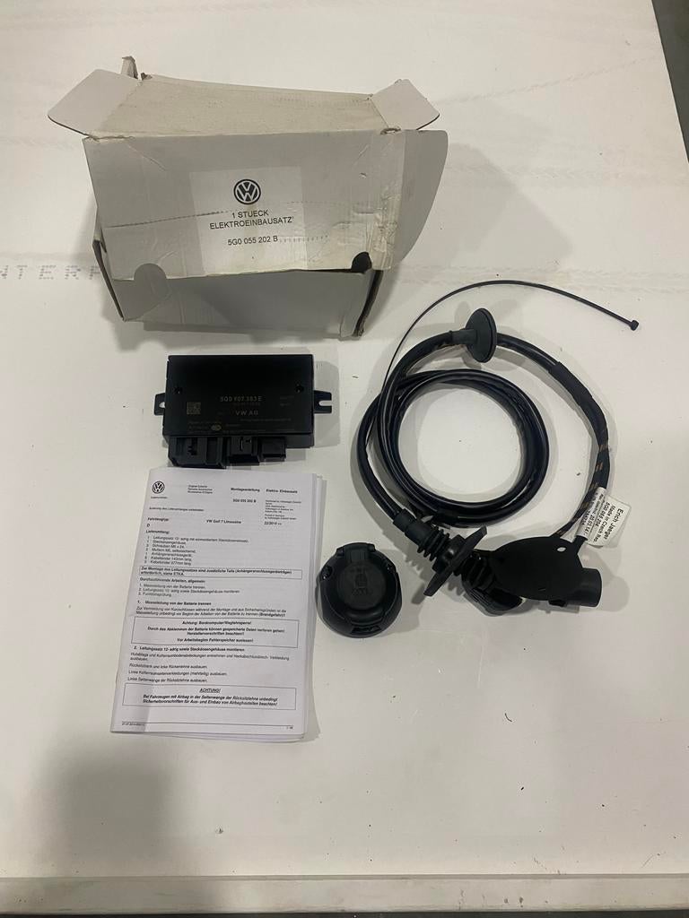 Originele kabelset trekhaak Golf 7 (vanaf 2014) met voorber., Auto-onderdelen, Elektronica en Kabels, Volkswagen, Nieuw, Ophalen