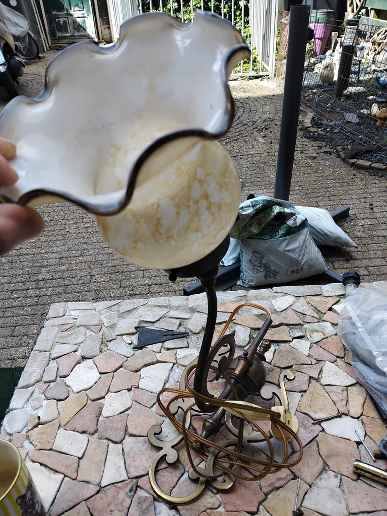 Antiek lamp, Antiek en Kunst, Ophalen of Verzenden