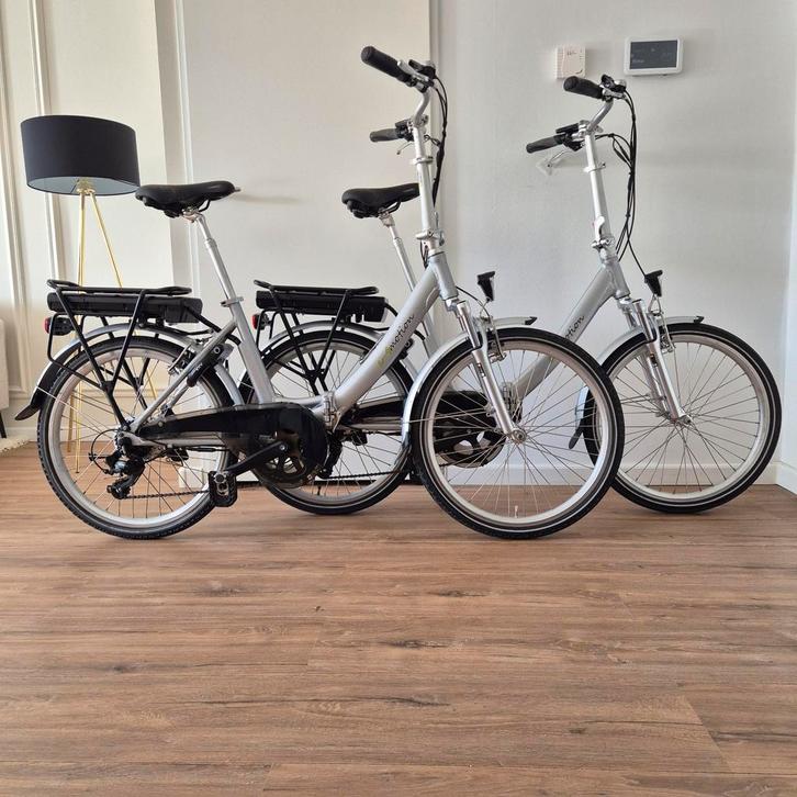 2x Z.G.A.N. E-4Motion elektrische vouwfietsen (24inch), Fietsen en Brommers, Fietsen | Vouwfietsen, Zo goed als nieuw, Overige merken