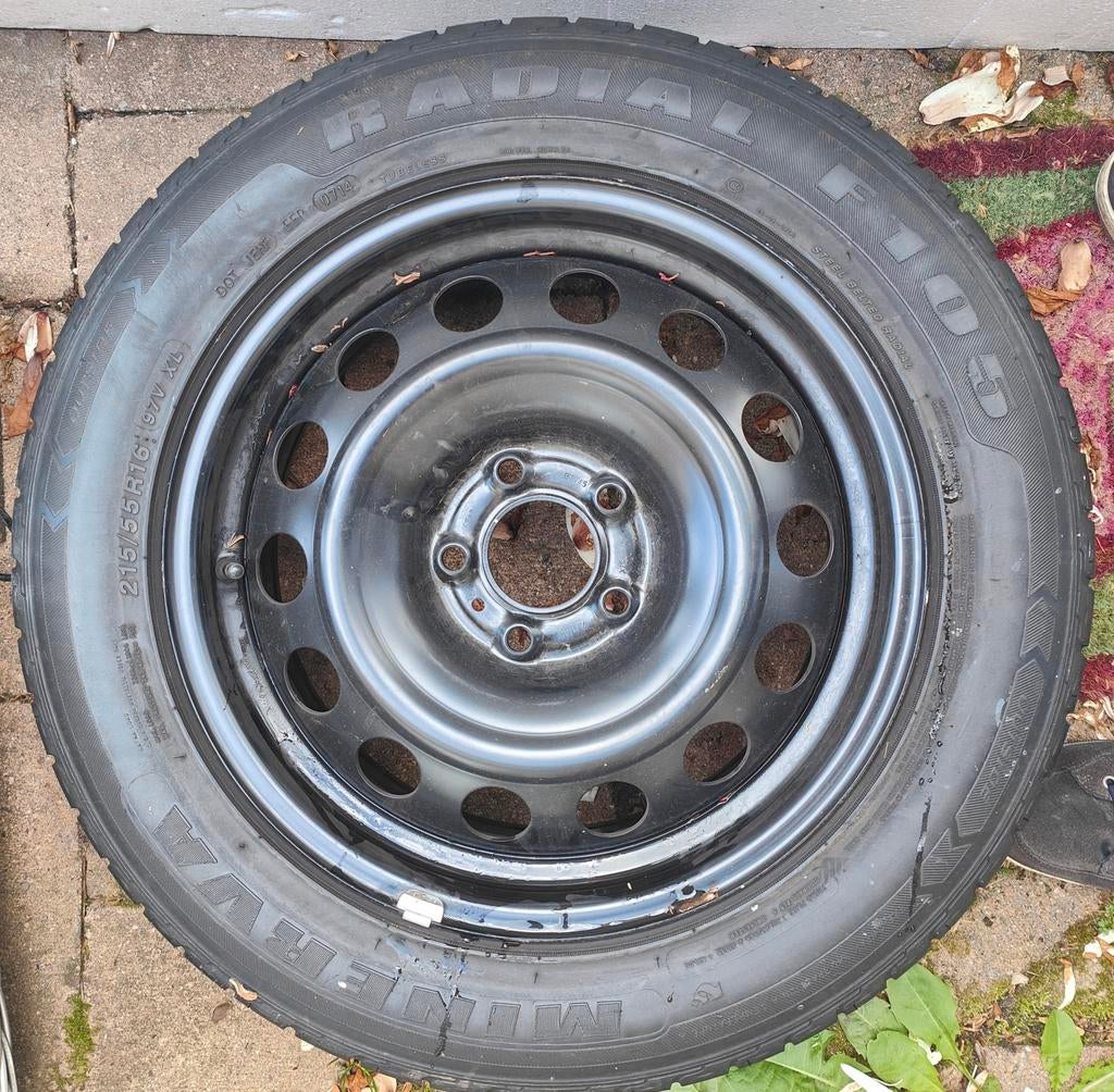 Reserve wiel, Ophalen, Gebruikt