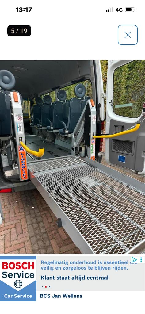 Rolstoel lift werkend gedemonteerd, Ophalen of Verzenden, Gebruikt, Elektrische rolstoel