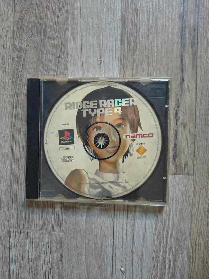 Ridge Racer Type 4 (R4) - PlayStation 1 (PS1) Game, Spelcomputers en Games, Games | Sony PlayStation 1, Gebruikt, Racen en Vliegen