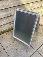 Aluminium stoepbord met kliklijst, Ophalen of Verzenden, Gebruikt, Reclamebord