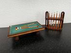 Miniatuur biljart en keuenrek, Ophalen of Verzenden, Zo goed als nieuw, Biljarttafel