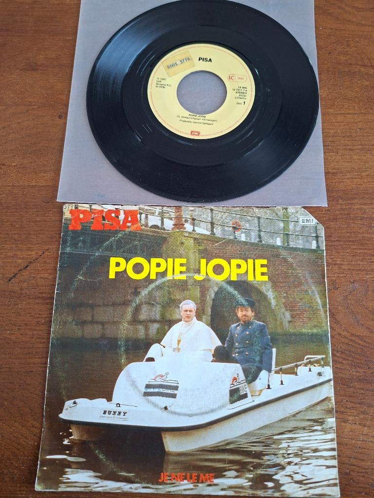 Pisa,popie jopie, 7 inch, Ophalen of Verzenden, Zo goed als nieuw, Pop
