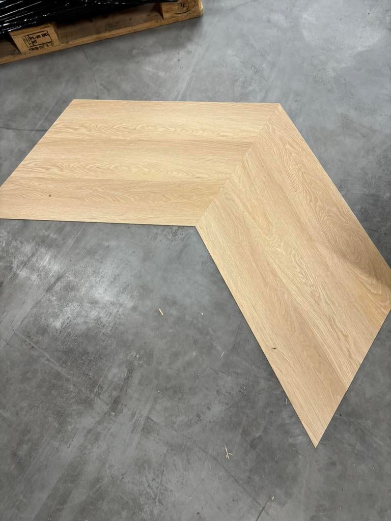 Restpartij hongaarse punt pvc ambiant natural oak 50m2 lijm, Huis en Inrichting, Stoffering | Vloerbedekking, Ophalen of Verzenden