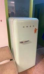 Smegg Retro vintage koelkast groen + vriesvak H 150 cm, Witgoed en Apparatuur, Koelkasten en IJskasten, Ophalen of Verzenden, Gebruikt