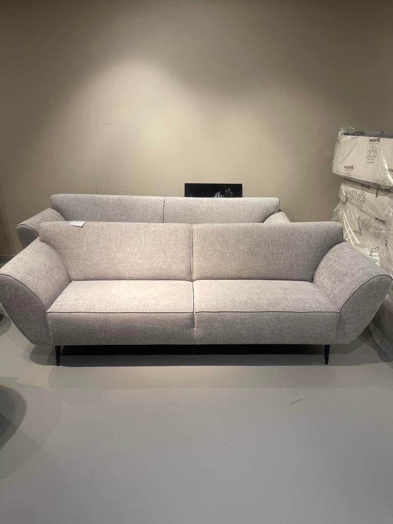 2x Bankstel Blazer 3-zits (240cm) met koudschuim, Verzenden, Nieuw, Stof
