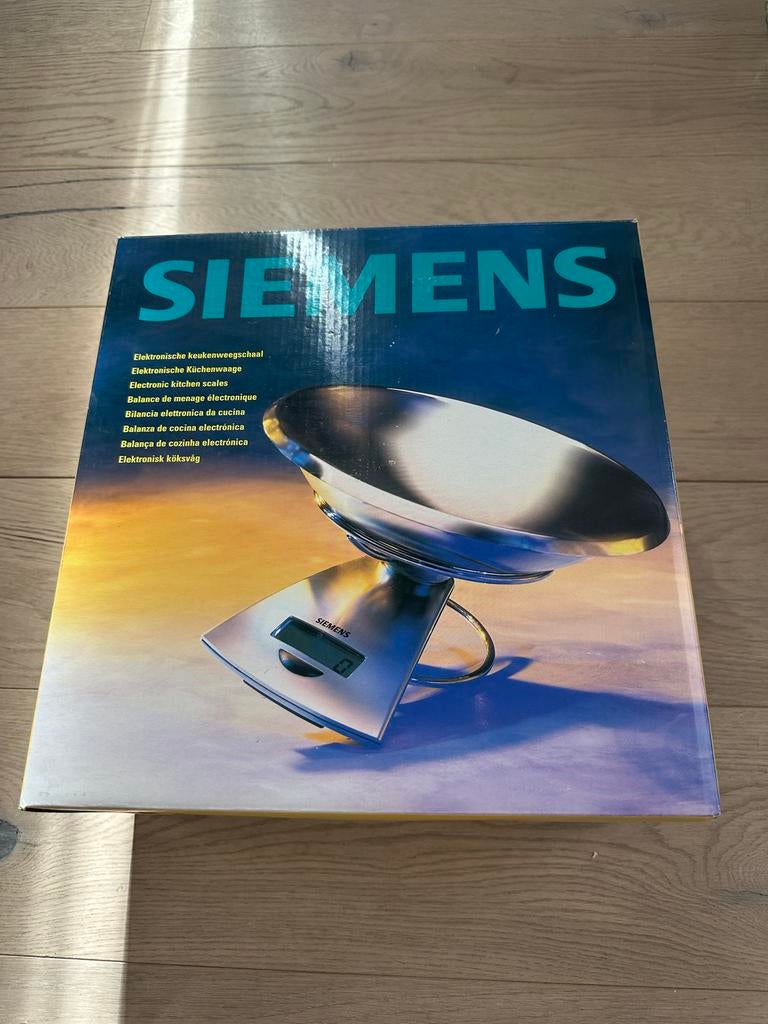Siemens elektronische keukenweegschaal, Witgoed en Apparatuur, Weegschalen, Minder dan 10 kg, Keukenweegschaal, 1 tot 500 gram