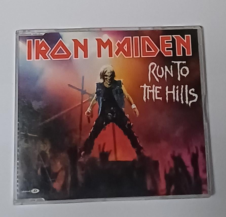 CD- Iron Maiden maxi cd Run To The Hills, Ophalen of Verzenden, Gebruikt